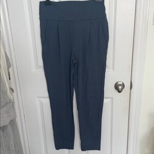 Athleta Dark Blue Grey Ankle Pants